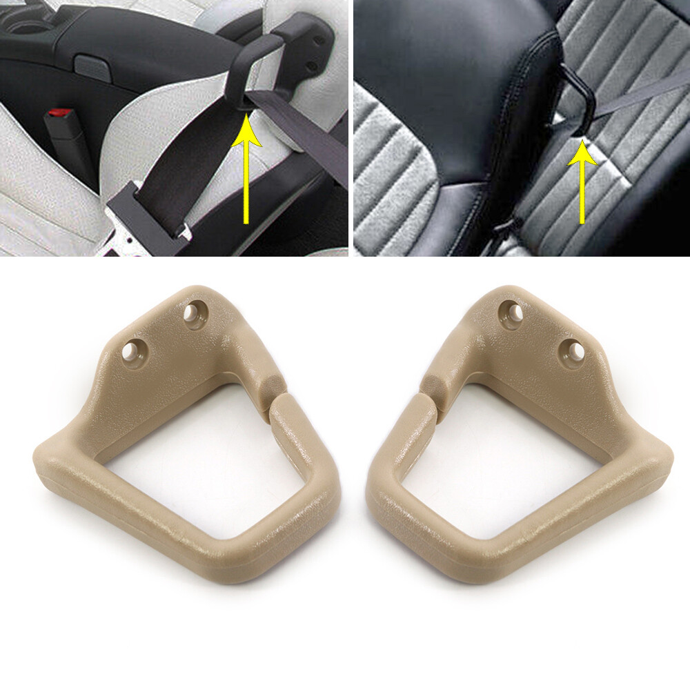 Reproduction Graphite Gray Seat Belt Shoulder Guides – For 1993-2002 Camaro & Firebird Coupe (Part #HT9273/9272)