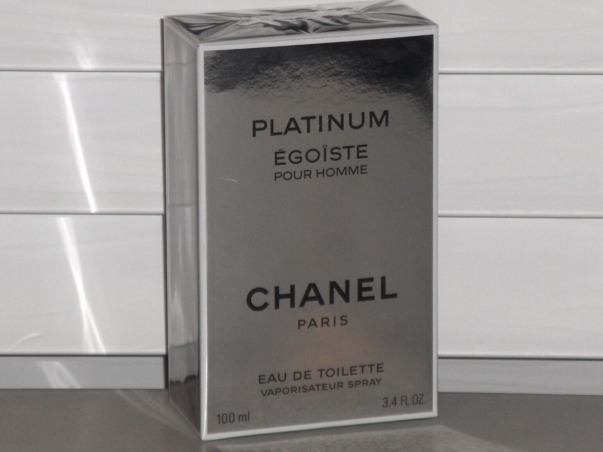PLATINUM EGOISTE by CHANEL Paris Men's Eau de Toilette Spray, 3.4 oz, 100  ml NIB