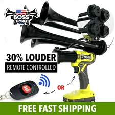 Ryobi Impact Drill Train Air Horn 18v with Remote Control - BossHorn