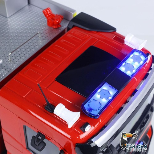 RC Car 1/14 Radio Controlled Sprinkler Fire Truck Axles Water Spraying Model - Picture 11 of 16