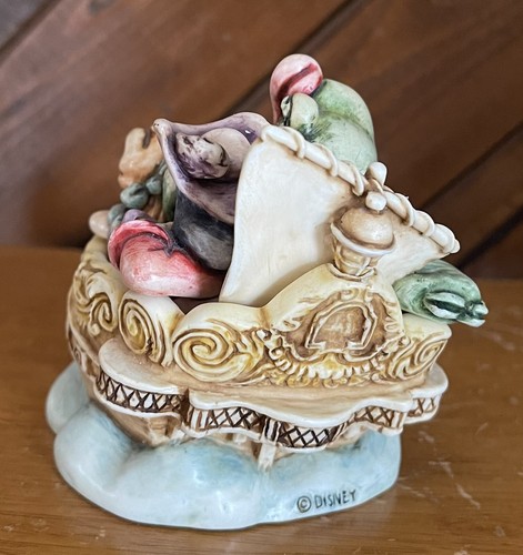 2001 Harmony Kingdom L'arte di Disney Peter Pan Off To Neverland Trinket Box - Foto 6 di 7