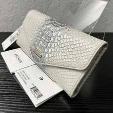 Brahmin VERONICA Envelope Wallet REFLECT HARKNESS Snake Print Leather NWT