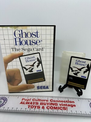 1986 Sega Master System Ghost House Sega Card Inv-1049