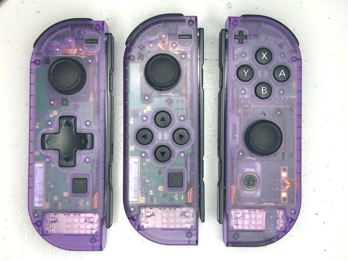 Nintendo Switch Joy-Con N64 Style Joy Cons Controllers Clear Nintendo Switch Joy-Con N64 Style Joy Cons Controllers Clear