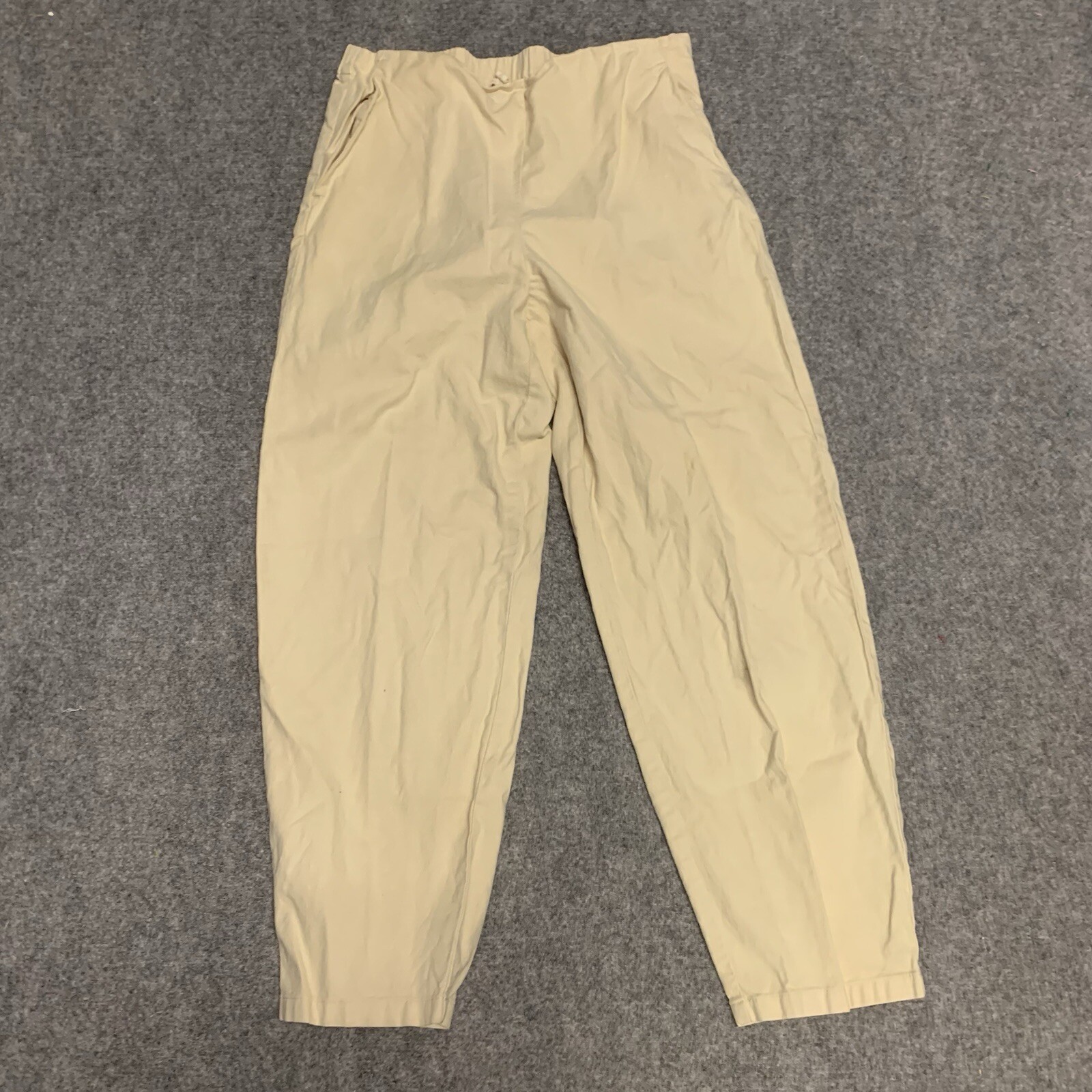 Eileen Fisher Tencel Cotton Blend Side Zip Pants Size Medium