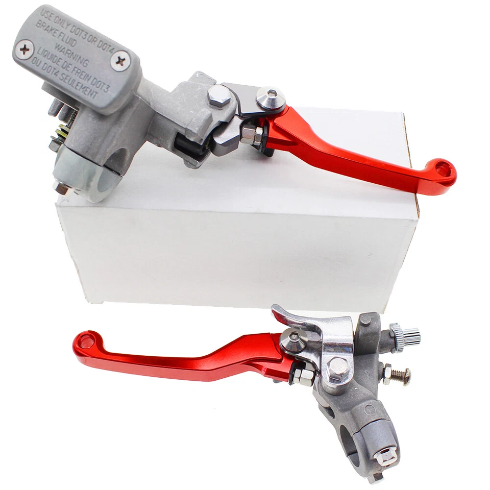 For CR125R CR250R 1996-2007 CR500R CNC Brake Levers Hydraulic Master Cylinder - Изображение 3 из 4