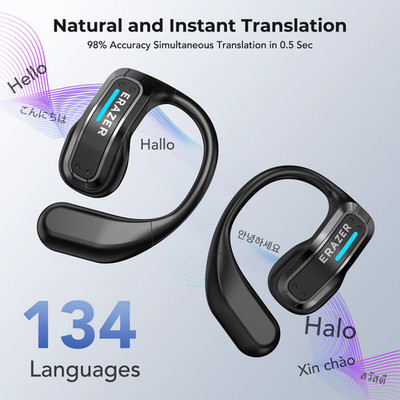 X8 AI Translator Earbuds Gaming Bluetooth 5.4 Wireless Kopfhörer Low Latency HD