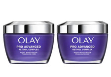 2 Pack Olay Pro Night Hydrates Advanced Retinol Complex Moisturizer 1.7 fl oz