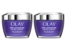 (2 Pack) Olay Pro Night Hydrates Advanced Retinol Complex Moisturizer 1.7 fl oz