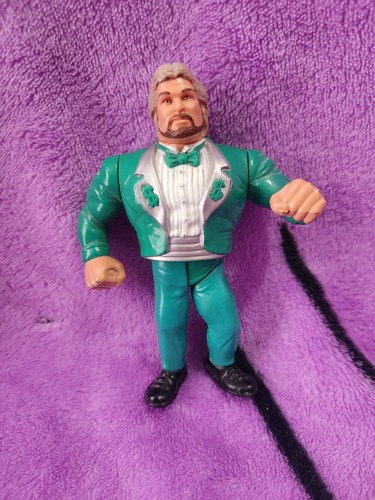 Vintage 1990 Hasbro WWF Million Dollar Man Ted Dib...