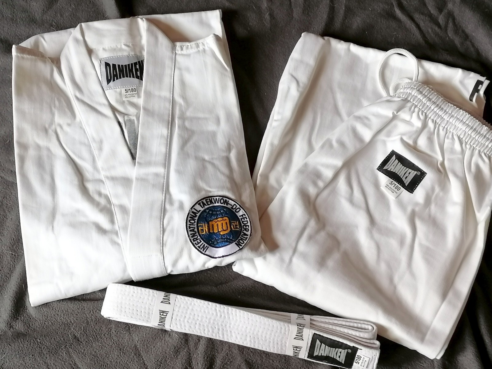 DANIKEN - ITF Taekwondo Anzug, DOBOK  Gr. 120 - 180  - 3 teilig 2
