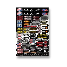 D'COR Visuals MX Logos2 Decal Sheet 40-90-113