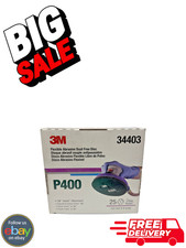 3m 34403 Hookit P400 Flexible Abrasive Dust Free Disc 6 In 25 Pack 3m 34403 Hookit P400 Flexible Abrasive Dust Free Disc 6 In 25 Pack