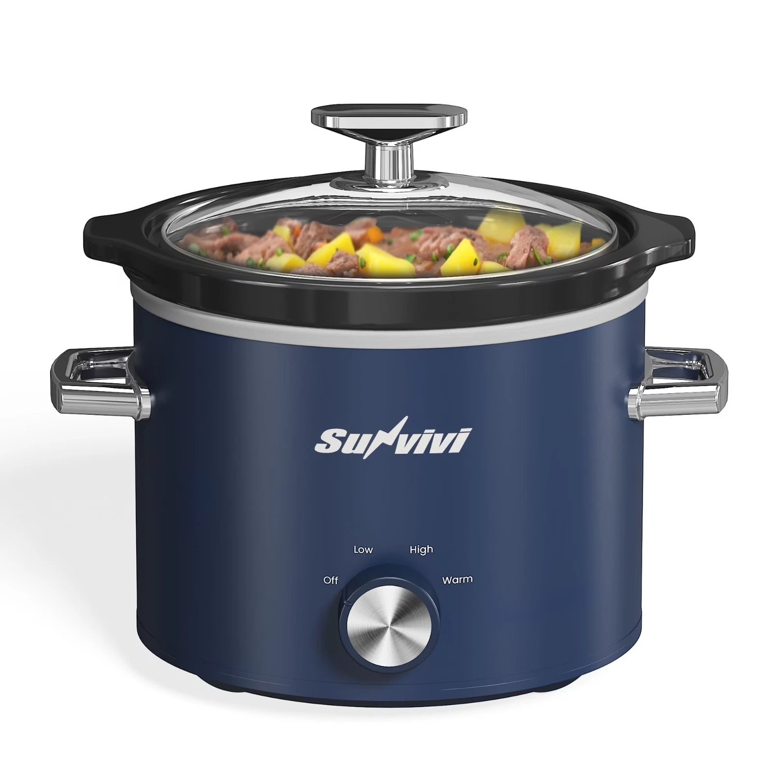 Sunvivi 2 Quart Slow Cooker, Small Slow Cooker with Removable Ceramic Pot, Slow
Opens in a new windo