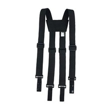 Tactical Suspenders Police Duty Belt Harness for Men,1.5 Inch Adjustable Black