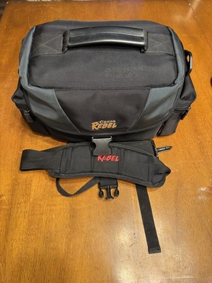 Canon Rebel Camera Bag Gadget Carry Case Padded DSLR Digital 15x8x7 Black