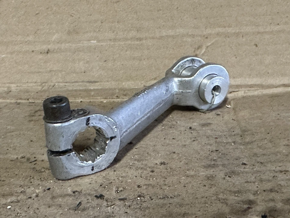 BMW R50 - R100 RS RT CS Rear Brake Plate Hub Arm Lever 1230309 OEM -B16 - Image 2 of 4