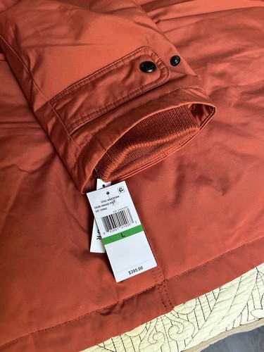 Design Michael Kors Herren Orange Kapuze Latz Schnorchel Parka Mantel Jacke Gr. L - Bild 5 von 9