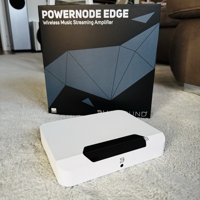 Bluesound Powernode Edge wireless Musik Streaming Verstärker *weiß* Wie Neue!