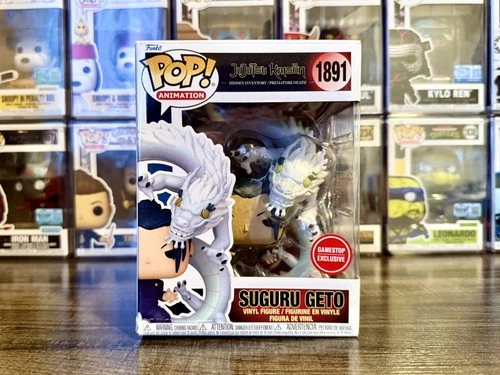 Funko POP #1891 Jujutsu Kaisen Suguru Geto w/ Spirit Dragon GameStop Damaged Box