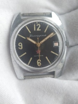  Vintage soviet Zakaz MO Wostok VOSTOK Komandirskie watch 2234 hack second 70-s