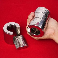 Heavy Stainless Steel 30-60mm Penis Ring for Men Cock Exerciser Testis Stretcher