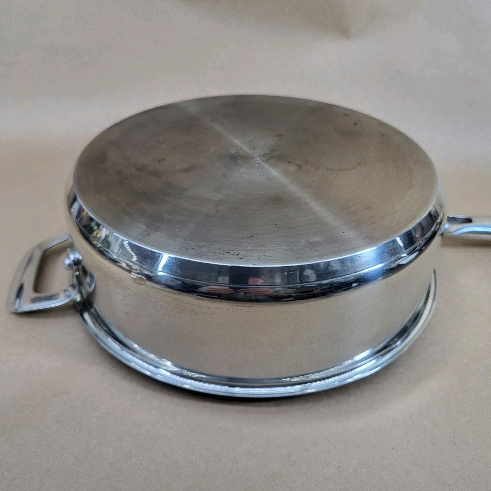 EMERIL LAGASSE Deep Fry Saute Pan Chicken 4QT Stainless Steel 2 Handle