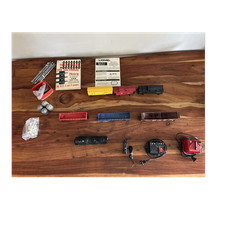 Lionel O Gauge 1:48 Nickel Plate Road Mixed Lot: Loco, Box, Caboose, switches