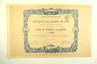 COMPAGNIE DU SALVAGE DES GALIONS DE VIGO FOUNDATION ACTION PARIS 1871