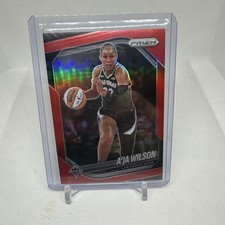 A'ja Wilson 2025 Panini WNBA Prizm #76 Red /299