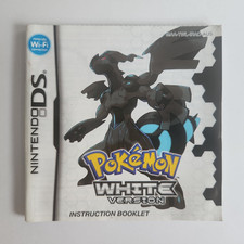 Pokemon White Version Manual Instruction Booklet Nintendo DS