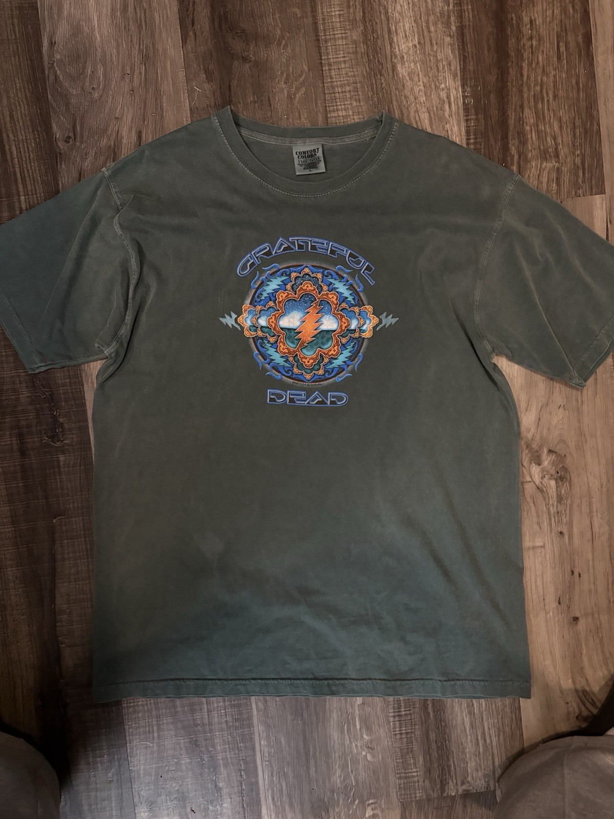 Grateful Dead Men's Short Sleeve Size Large Men Cotton T Shirt RARE VINTAGE 90s