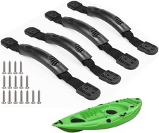 Double Hole Kayak Carry Handles Replacement 4-Pack with Stainless Steel Screws