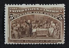 CKStamps: US Stamps Collection Scott#234 5c Columbian Mint NH OG