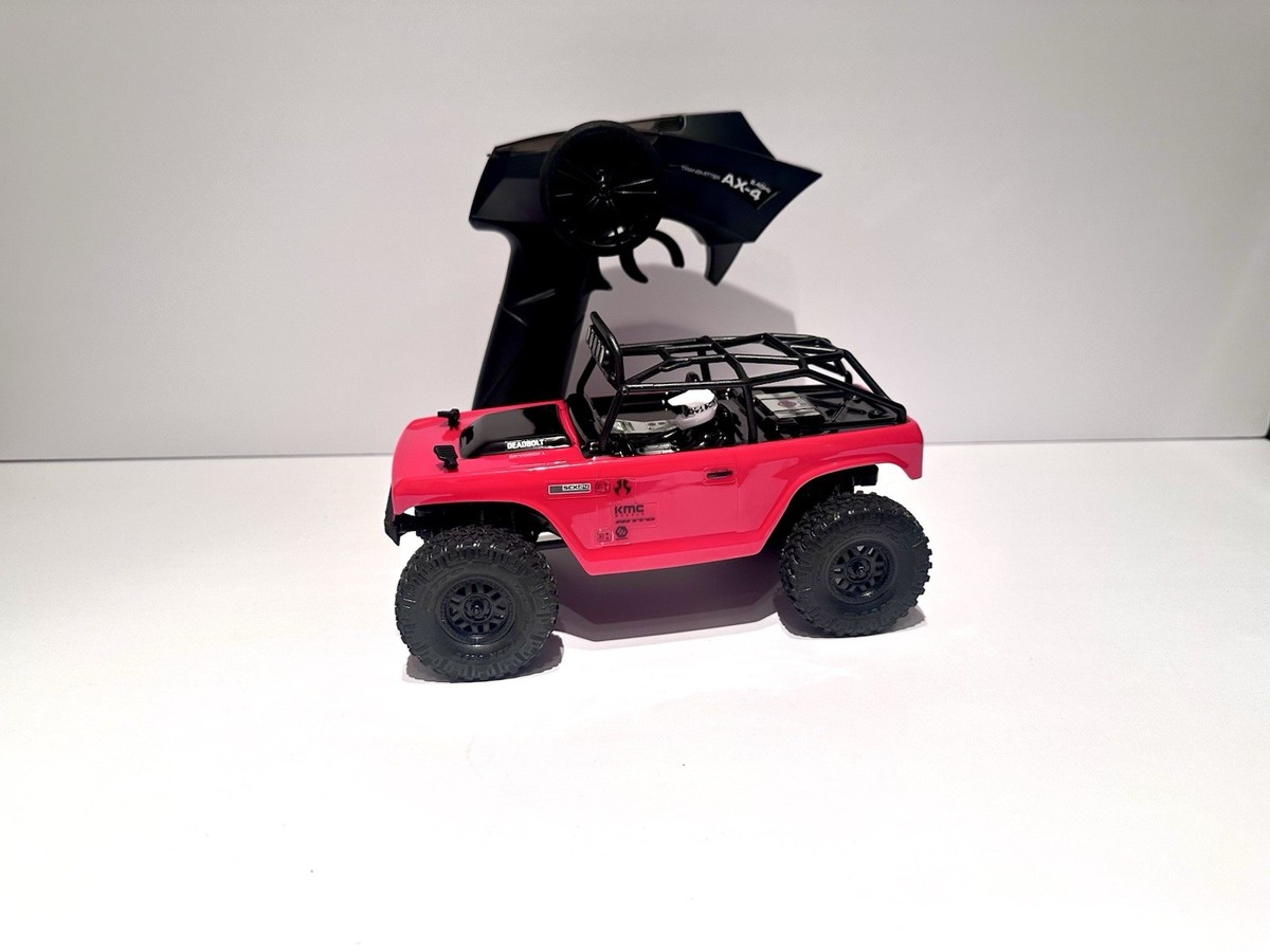 AXIAL SCX24 DEADBOLT 1/24 RTR デッドボルト Axial 1/24 SCX24 Deadbolt RTR Scale Mini Crawler (Red) w/2.4