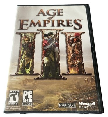 Age of Empires III PC Game Complete Microsoft,  3 Discs, Product Key And Manual