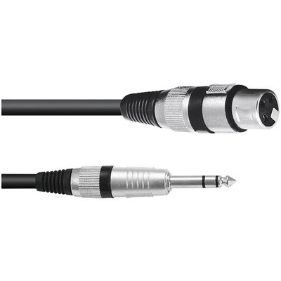 Omnitronic 30225195 Black Flexible 10m Audio And Video Cables