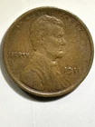 1911 Lincoln Cent 1c BN In Very Fine Condition Nice Coin Free Shipping USA