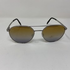 MAUI JIM WATERFRONT MJ 830-11 SILVER W/ GOLDEN MIRROR GLASS POLARIZED LENS EP94