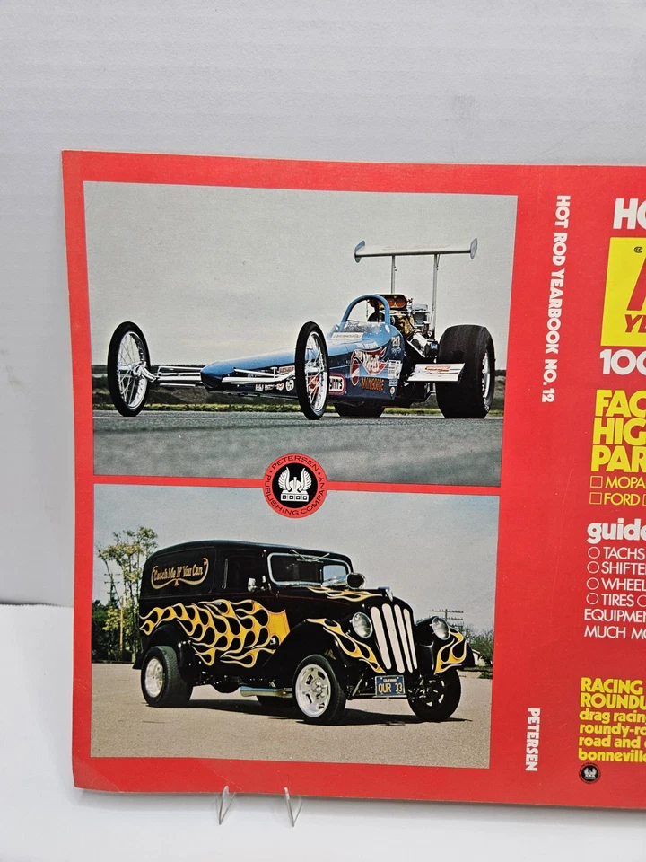 Vintage Hot Rod Magazine Yearbook 1972 #12 Street Rods Cover Only - Image 3 of 4