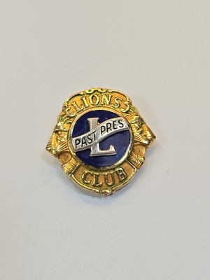 Lions Club International Past President Lapel Pin 1/10 10K Gold | eBay
