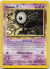 Unown [F] 48/75 Uncommon Neo Discovery Unlimited Near Mint on eBay