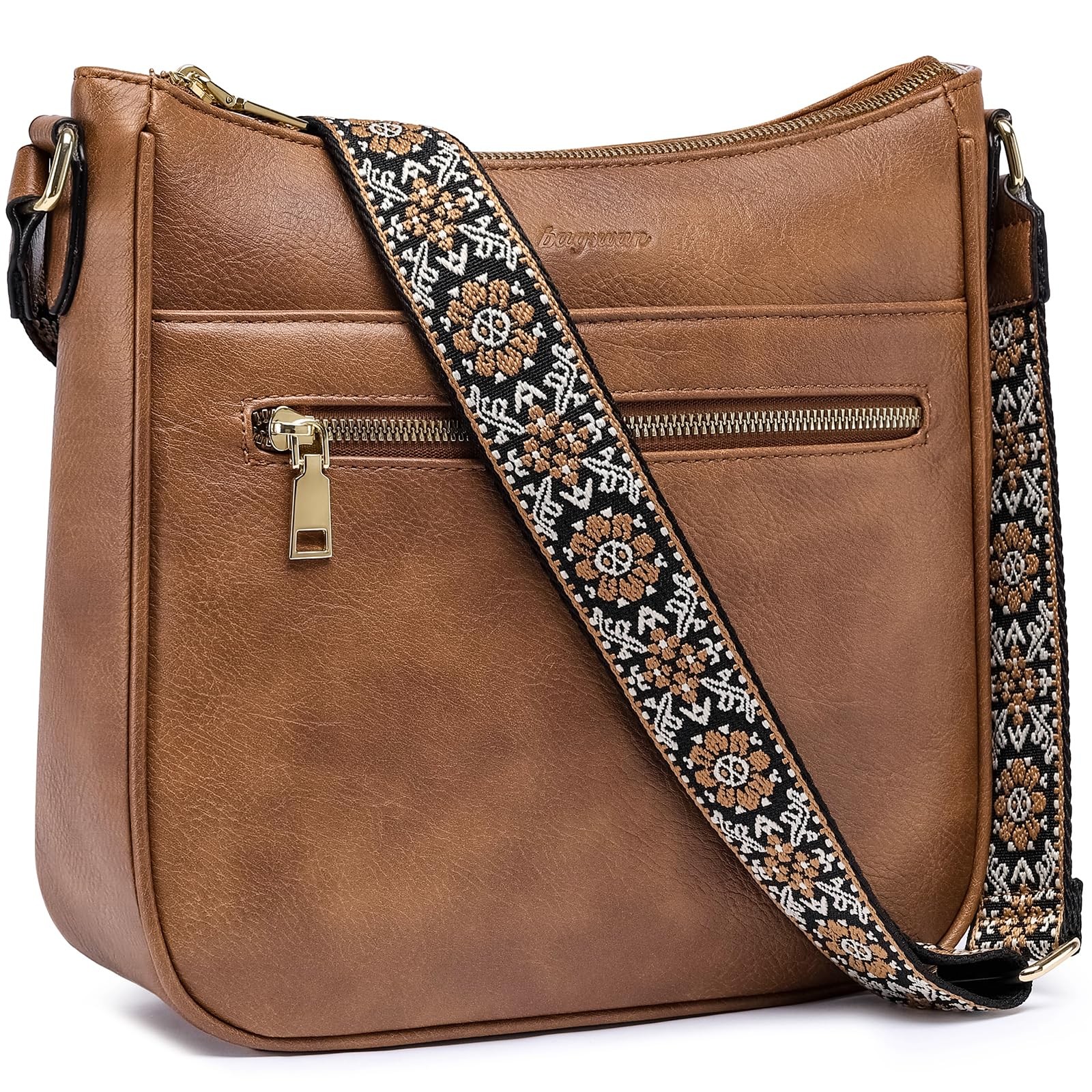 Crossbody Bags for Purses: Vegan Leather Cross Body Hobo Purse with Adjustabl...