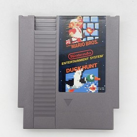Mario Bros & Duck Hunt Nintendo NES Authentic TESTED w/Manual GC SHIPS FREE