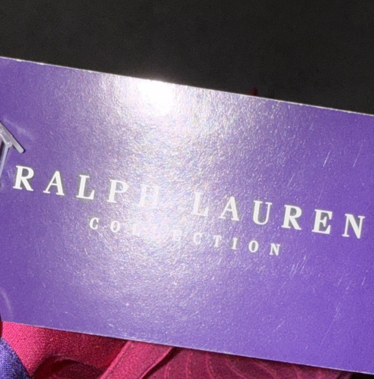 New Ralph Lauren Collection Purple Label 2004 Vintage Runway Long Gown Dress US6 image 7