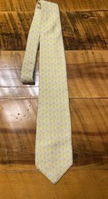 Vineyard Vines Shep Ian Men s Tie Silk Yellow Blue Starfish Print Necktie