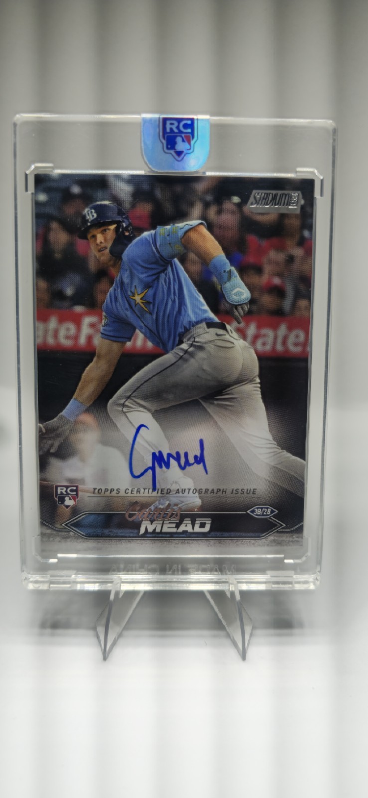 2024 Topps Stadium Club - Autographs Curtis Mead #SCBA-CM (AU, RC)