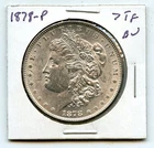 1878-P 7TF BU MORGAN SILVER DOLLAR COIN!!!
