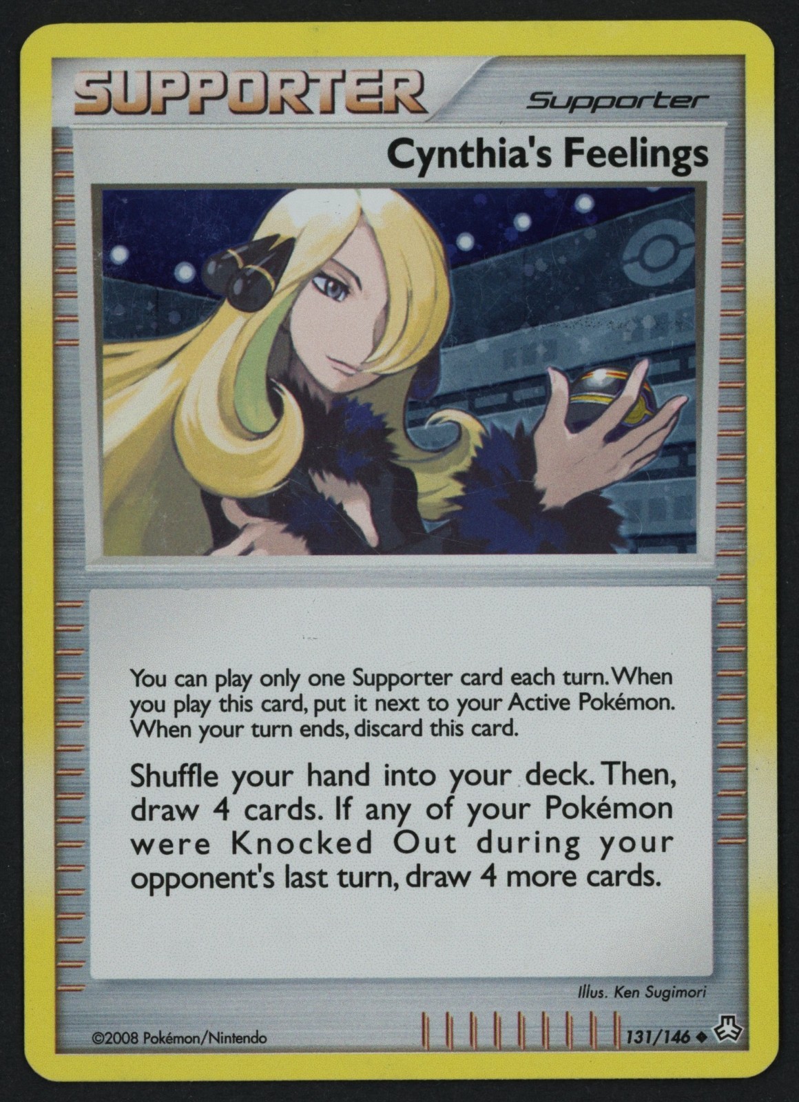 Cynthia's Feelings 131/146 Cosmos Holo Rare Promo Pokemon TCG Card