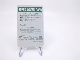 PC Engine Super System Card Ver.3.0 HuCARD CD-ROM&sup2; NEC Japan Tested Working